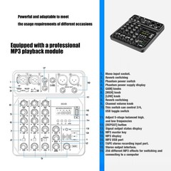 Small 4 Channel Digital Mixer Design For Easy Operation And Clear Sound