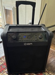 ION Rocker Max Portable PA Speaker Bluetooth 100W RMS 12in Driver Black