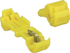 3M 12-10 AWG Yellow T-Tap Wire Connectors Quick Splice Terminal 100 Pack