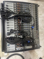 BEHRINGER PMP6000 1600W 20 Channel Powered Mixer Japan 100% Tested Works Good