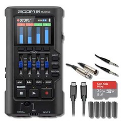 Zoom R4 MultiTrak Recorder & Interface Bundle with Cables & Accessories