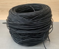 LWC 22-2C-PSH-BLK 1000FT 22AWG Black 2 Conductor Shielded Cable