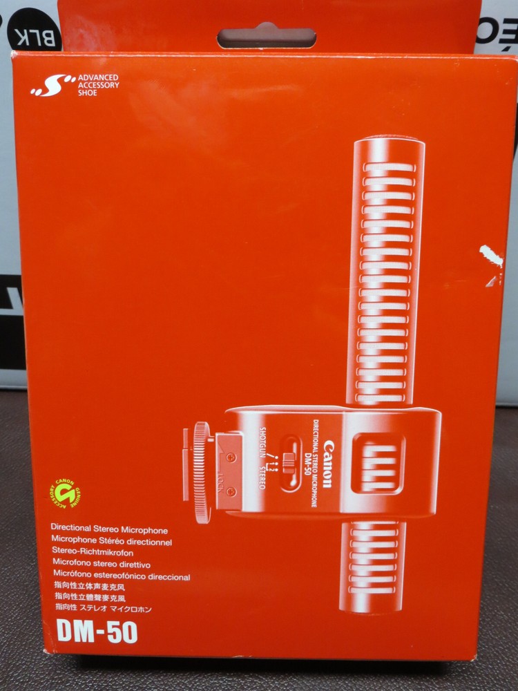 CANON USA BP-512 DIRECTIONAL STEREO MICROPHONE DM-50
