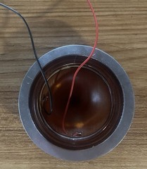 Unbranded 3” Speaker Diaphragm Brown w/ Metal Ring