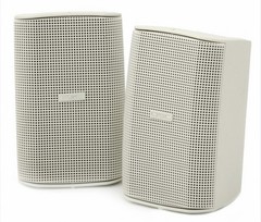 QSC AD-S32T 3″ Weather Resistant Two Way Loudspeaker, White (Pair)
