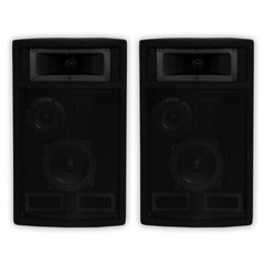Acoustic Audio PA-500X Passive 800W 3-Way Speaker Pair DJ PA Studio Speakers