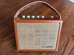 Retro Look Ammoon 15W Portable Wireless AC-15 Brown Acoustic Guitar Amp Rare