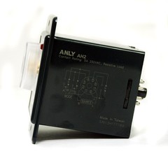 1pc Industrial Timer Flush Mounting Multi-Range AH2-YD 1m-10h AC220V ANLY Taiwan
