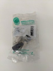 (2) Genuine Neutrik NC3MXX-B 3Pin Male XLR Mic Cable Connector Silver With Black