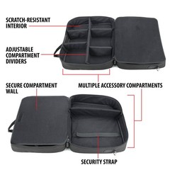 USA GEAR RODECaster Pro Case – Hold Podcaster, Mixer, Microphones, and More