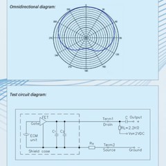 Electret Condenser Microphone Broad Frequency Ranges for Various Environment