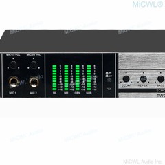 MiCWL X8 Digital Audio Effects Processor DJ Karaoke Player Mixer Reverb Echo USB