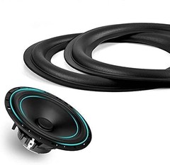 Fielect 10 Inch Speaker Foam Edge Surround Rings 10 4pcs, Black