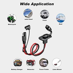 SAE Quick Connector Harness, SAE Adapter Male Plug to Female Socket Cable,