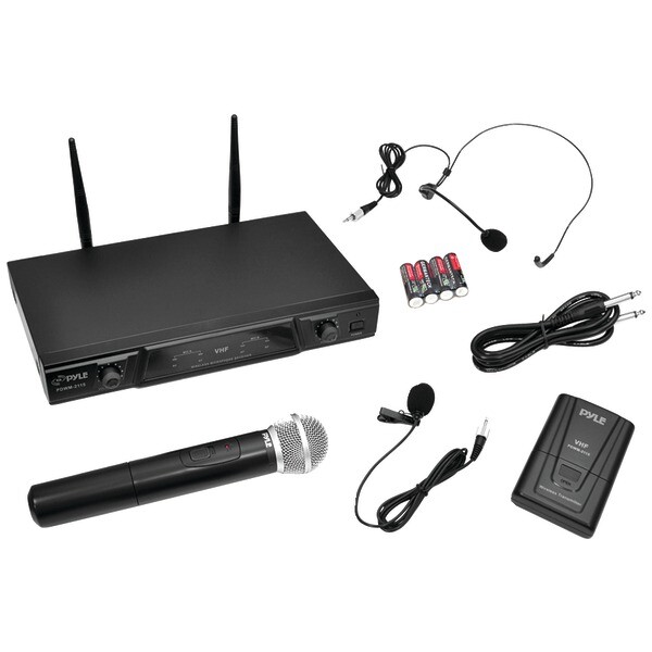 New PDWM2115 VHF Wireless Microphone Handheld, Headset & Lavalier MIC’s Receiver