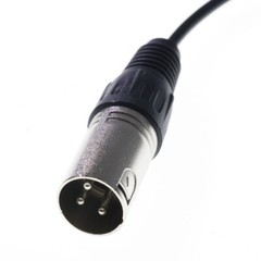 3-Pin Mini XLR Female to 3-Pin XLR Male Lavalier Microphone Cable Mic Cord