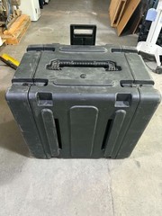 SKB 10U Roto Rolling Travel Rack Audio/Server Equipment Case w Handle 14″ X 18″