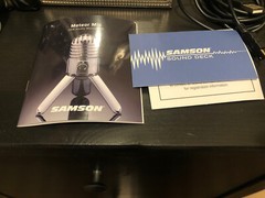 Samson Chrome Meteor Condenser Wired USB Microphone Works
