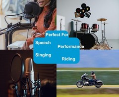 Hocoder Phone Holder for Mic Stand Clamp Single – Holder, Black