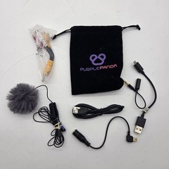 Purple Panda Lavalier Lapel Microphone Kit – Clip-on Omnidirectional Condenser