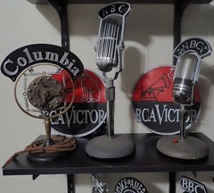 Custom Call Letters Mic Flag for Electro-Voice EV 666 Vintage Microphone