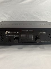 Technical Pro LZ-1000 1000W 2-Channel Bridgeable Dual Fan Cooled,