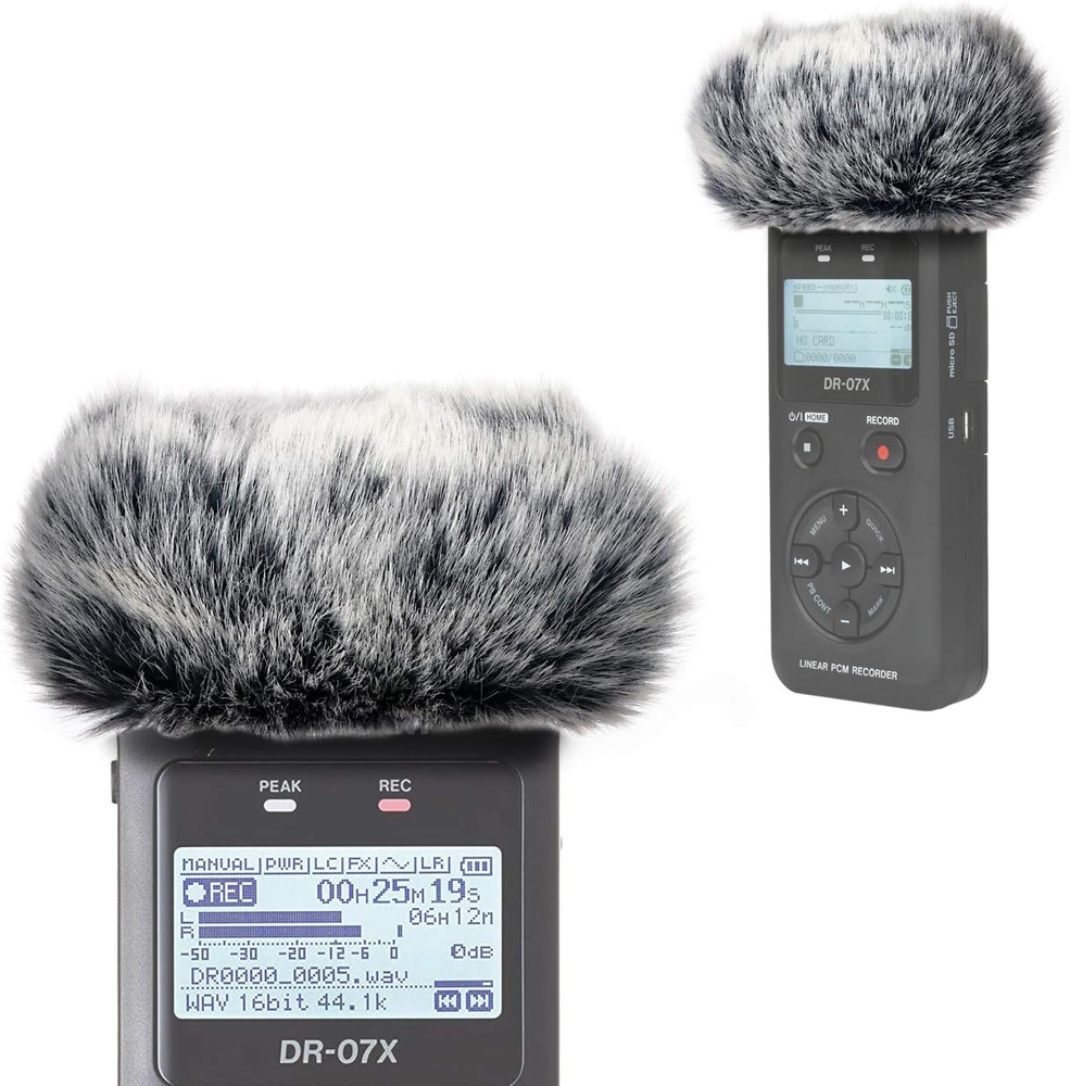 DR07X Windscreen Muff for Tascam DR-07X DR-07MKII Portable Digital Recorders, DR
