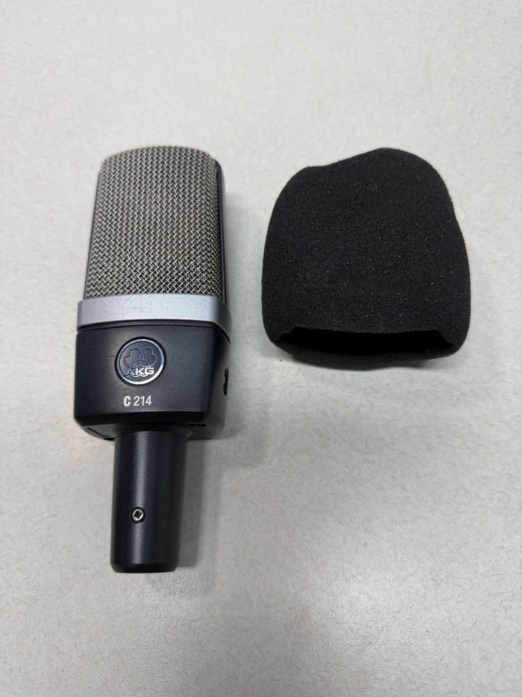 AKG C214 Large Diaphragm Condenser Microphone- Working!