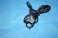 Set 2 Vintage Akai ADM-6 Dynamic Microphone Non Directional IMP 50K W/ Stands