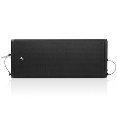 Sound Town 2×10″ Powered Line Array Speaker w/ DSP, Black(ZETHUS-A210PW)