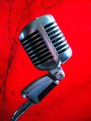 Vintage 1960’s Shure 55S dynamic cardioid microphone w Ampex stand 55 DISPLAY