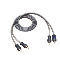RECOIL RCI23 100% Oxygen Free Copper 3ft 2-Channel RCA Audio 3ft, Black