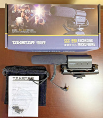 Takstar SGC-598 Shotgun Video Microphone Camera Interview Recording Mic DSLR
