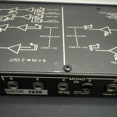 Rane SM 26 Line Level 6-Channel Mixer Splitter w/Power Cord & Manual TESTED