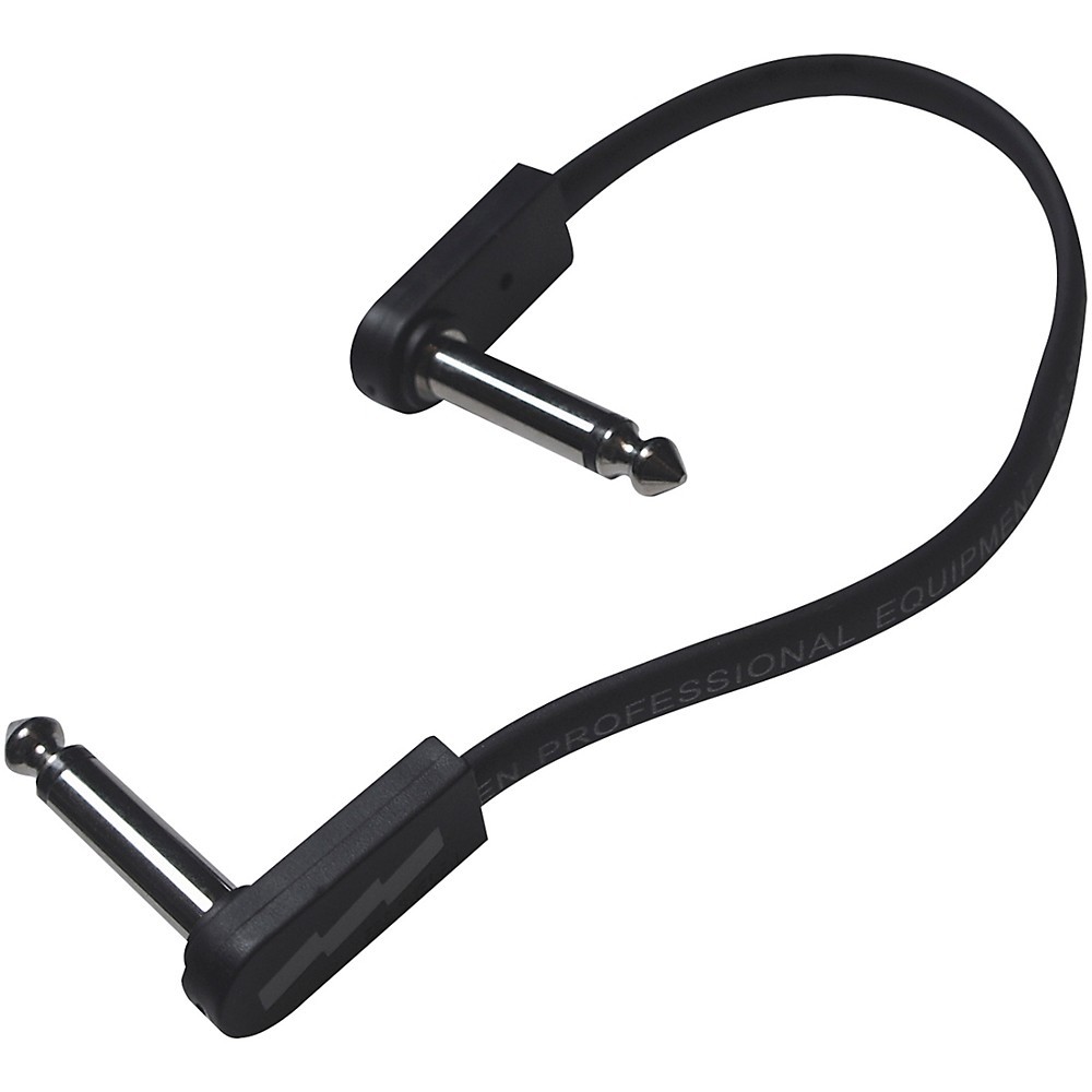 EBS PCFDL Deluxe EBS Flat Patch Cable 7.87 inches Black and Silver