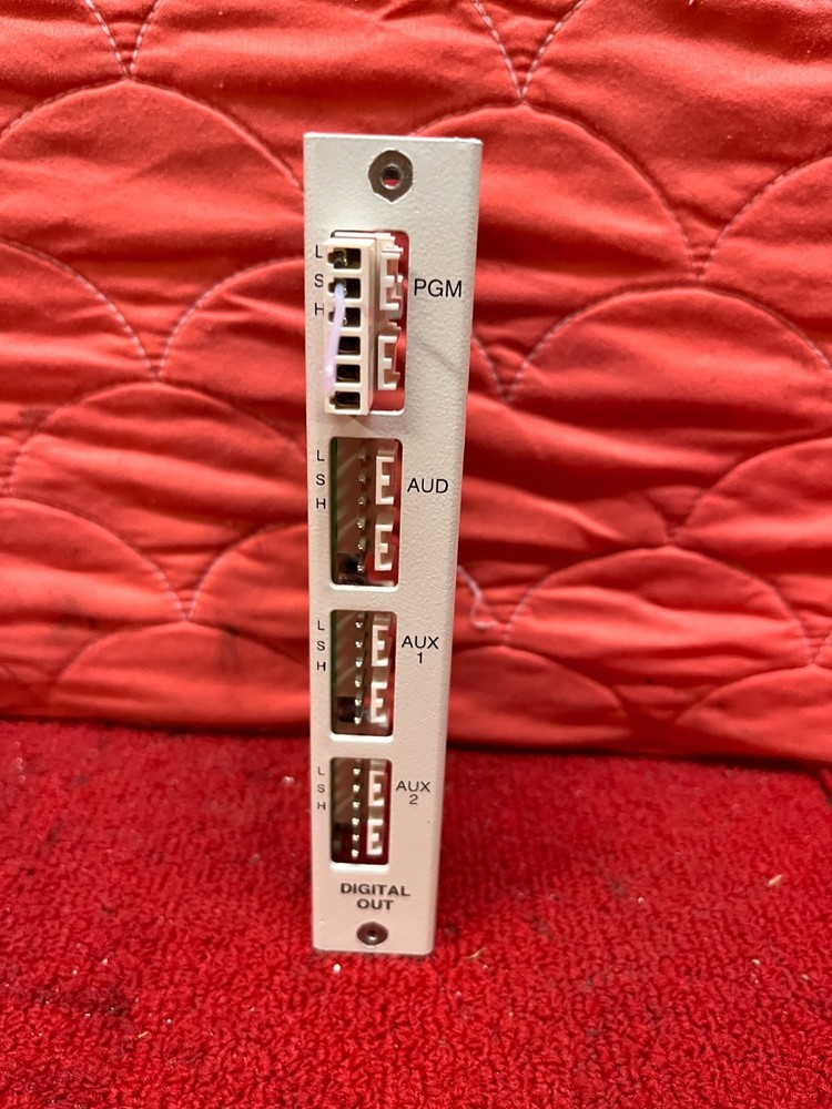 Used AudioArts Wheatstone Digital Out Master Output Module OMD-70A Good Cond