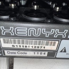 Behringer Xenyx 1202FX Premium 12-Input 2-Bus Mixer Tested No Charger
