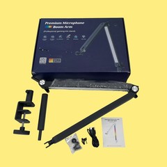 Youshares LS 01 Metal/Plastic RGB Mic Boom Arm Gaming Mic Stand #5630 z57b7