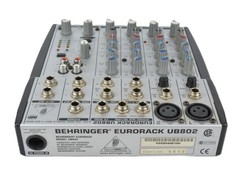 Behringer Eurorack UB802 Ultra-Low Noise 8 Input 2 BUS Mixer UNIT ONLY- Tested