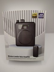 Wireless Lavalier Voice Amplifier Model R11 / 10w Output / Tested