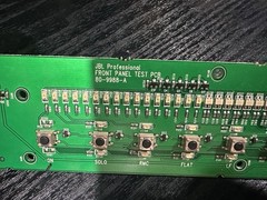 JBL LSR4326p Speaker Monitor – front control panel PCB board 80-9988-A