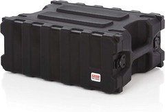 Gator Cases Pro Series Rotationally Molded 4U Rack Case with Shallow 13″ Depth