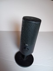 JBL Quantum Stream Dual-Pattern USB Microphone Tested Works w/ Stand