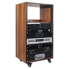 Sound Town SDRK DIY Series Studio Racks (20U w/Casters) SDRK-20WN
