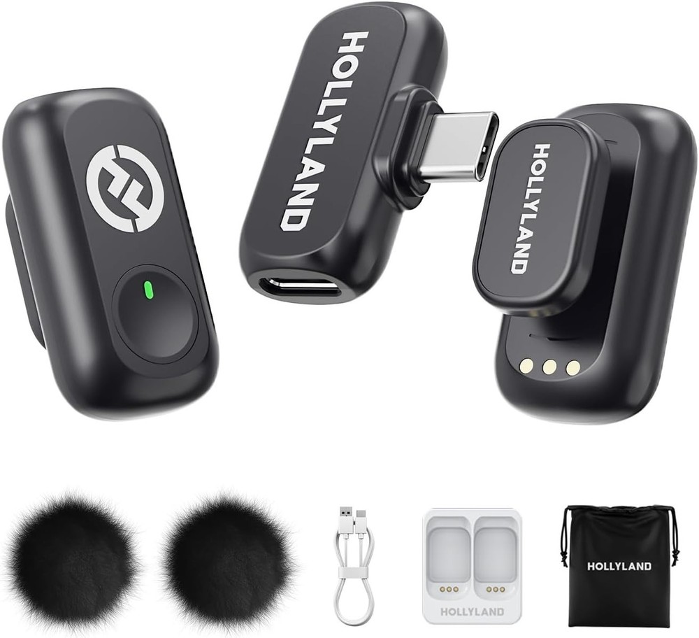 Lark A1 Wireless Microphone for iPhone 15/16 & Android, 48kHz/24-bit