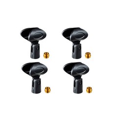 Rannsgeer ERC55 Wireless Microphone Clip Mic Holder (4 Pack)