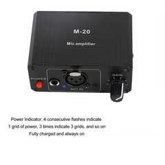 48V Microphone Preamplifier for Vocal & Instruments, XLR Output, Dynamic/Condens