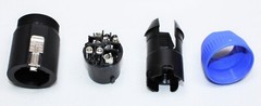 (2) Two Genuine NEUTRIK NL8FC Female 8 Pole Original SpeakON Cable Connector