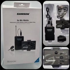 Samson Go Mic Mobile Receiver with LM8 Lavalier and Belt Pack Transmitter