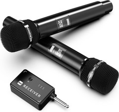 Wireless Microphone 200FT Range, 40H Rechargeable, Plug & Play, Ergonomic